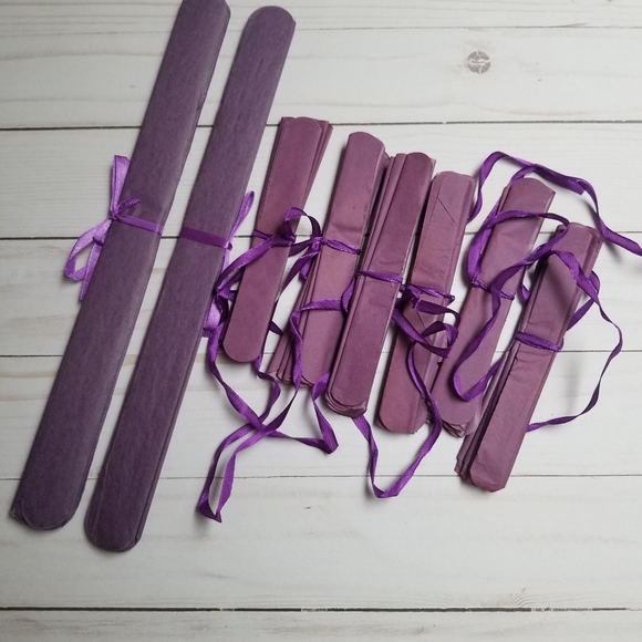 2/$22 NWOT Purple Tissue Pom Pom Tissue Decorations - Picture 5 of 7